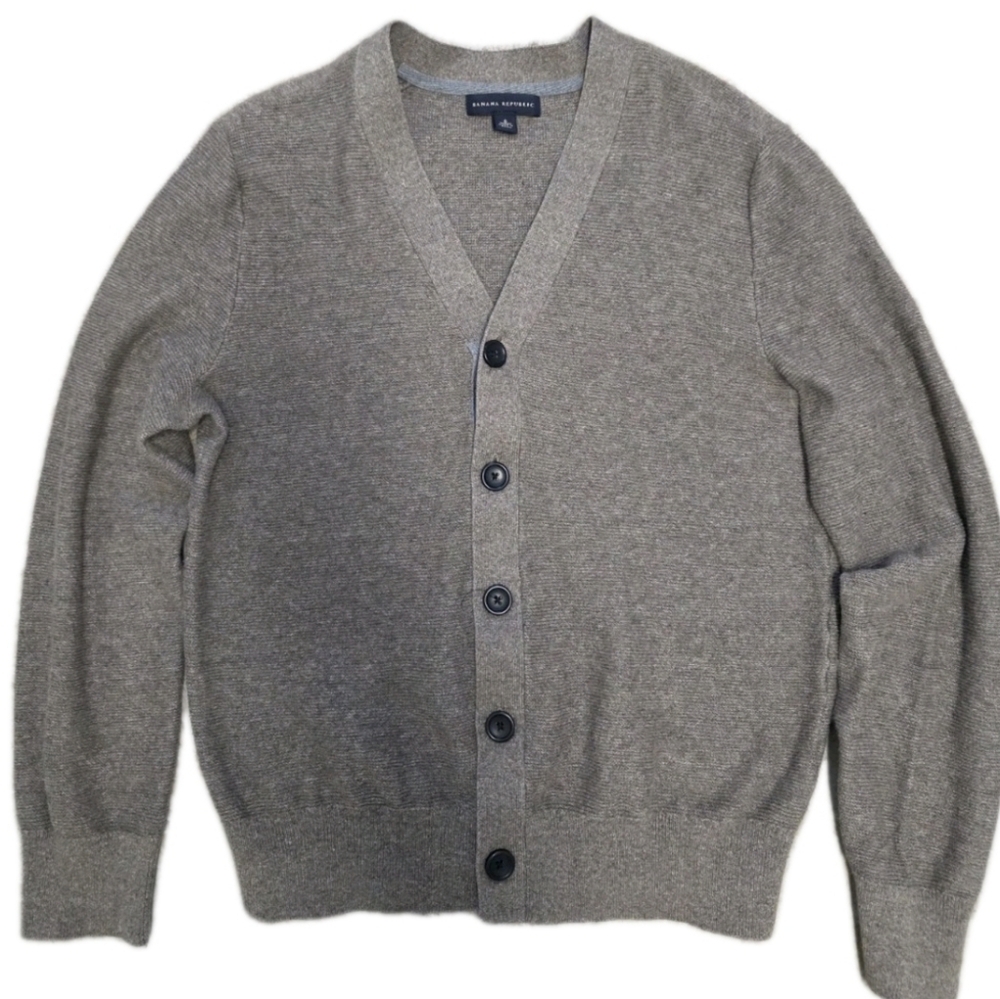 Banana Republic V Neck Cardigan Sweater Womens Brown Size Small School Work